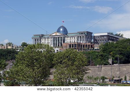 The Official Residence Of Georgian President Mikheil Saakashvili In Tbilisi, Republic Of Georgia