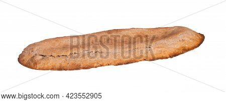 Georgian Gray Bread Shoti Isolated On White Background