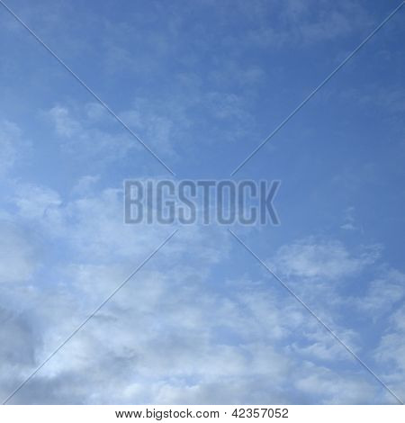 Blue Sky With Clouds