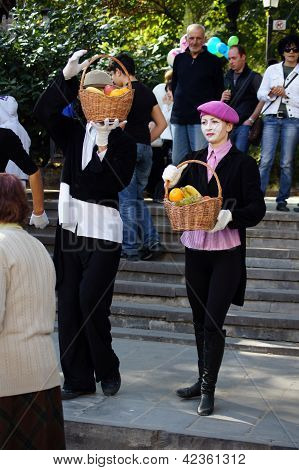 Tbilisi, Georgia - October 9: Participants Of Georgian Folk Autumn Festival - Tbilisoba, In Adjarian