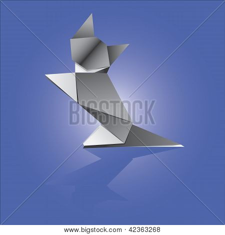 Origami kočka