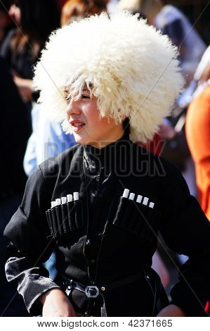 Tbilisi, Georgia - October 9: Participants Of Georgian Folk Autumn Festival - Tbilisoba, In Adjarian