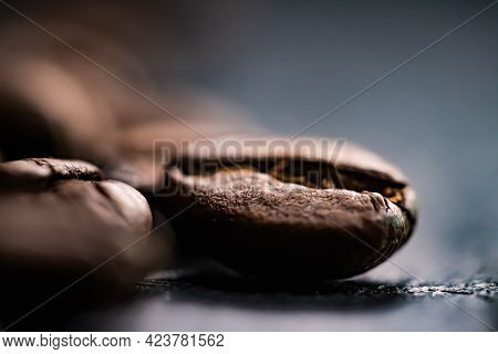 Coffee Beans Background, Roasted Signature Bean With Rich Flavour, Best Morning Drink And Luxury Ble