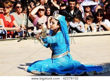 Tbilisi, Georgia - October 9: Participants Of Georgian Folk Autumn Festival - Tbilisoba, In Adjarian