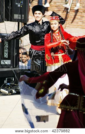 Tbilisi, Georgia - October 9: Participants Of Georgian Folk Autumn Festival - Tbilisoba, In Adjarian