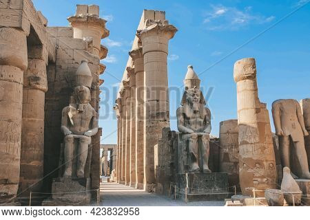 Ruins Of The Egyptian Karnak Temple, The Largest Open-air Museum In Luxor