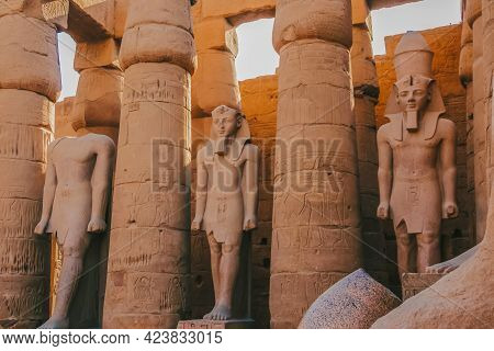 Ruins Of The Egyptian Karnak Temple, The Largest Open-air Museum In Luxor
