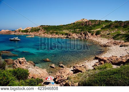 View Of Lu Poltu Pitriosu Beach, Near Punta Canneddi