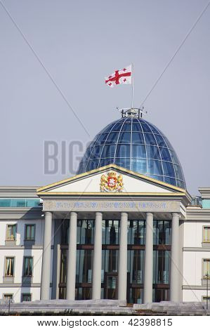 The Official Residence Of Georgian President Mikheil Saakashvili In Tbilisi, Republic Of Georgia