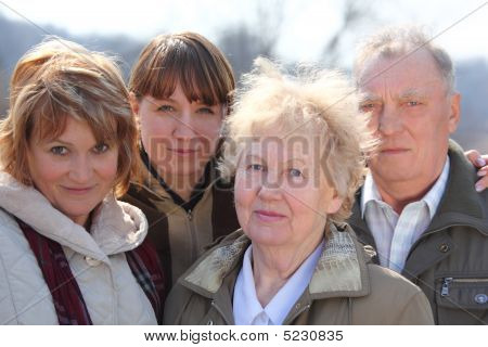 Tre generazioni di una famiglia