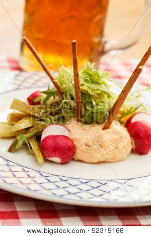 Obatzda  is a Bavarian cheese delicacy