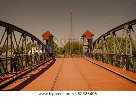 Old Bridge In Magdeburg