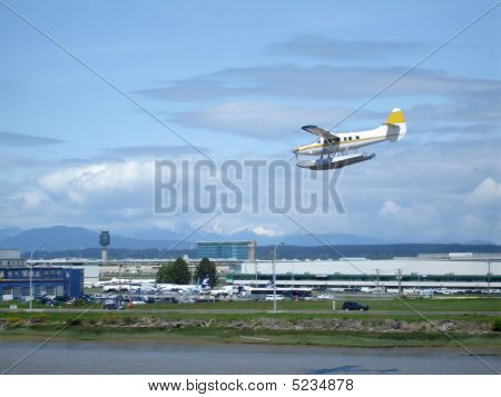 Vancouver Wasserflugzeug Landung