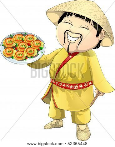 Asian cook