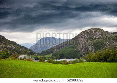 Scenic View Of Norway