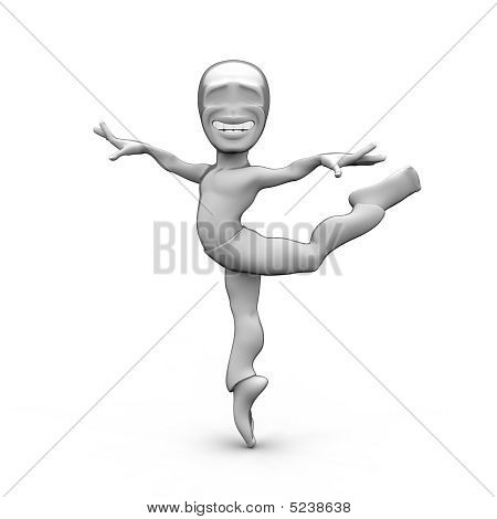 3D Little Person.Dancer