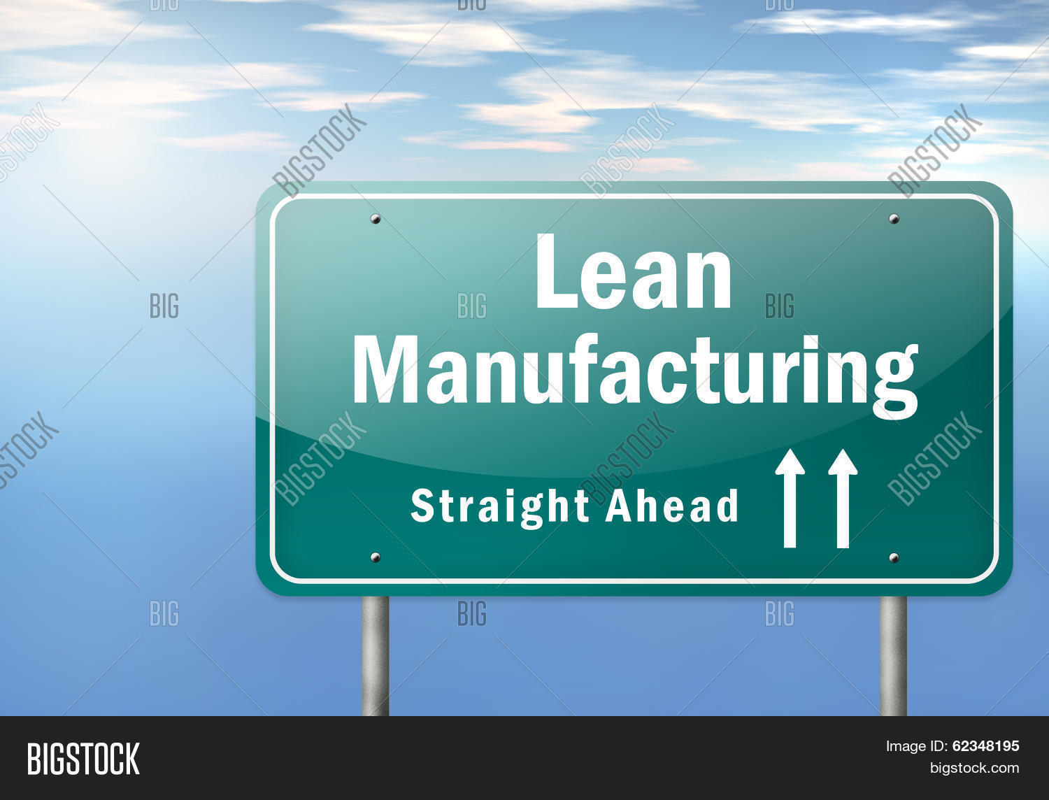 Highway Signpost "lean Image & Photo (Free Trial) Bigstock