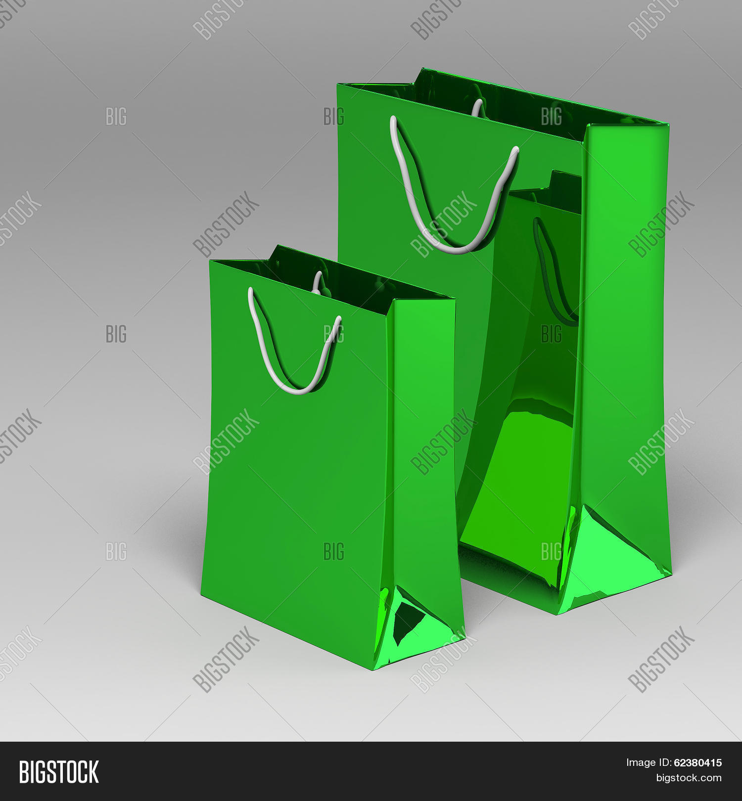 3D Shopping Bag Image & Photo (Free Trial) | Bigstock
