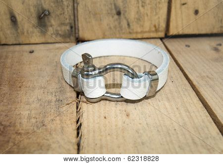 leather bracelet