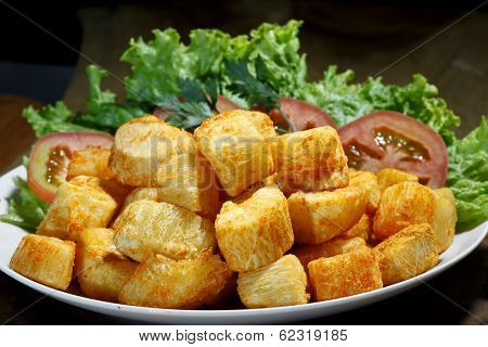 fried yucca