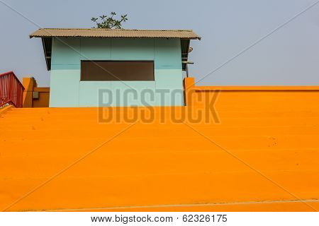 Blue Hut And Bule Sky