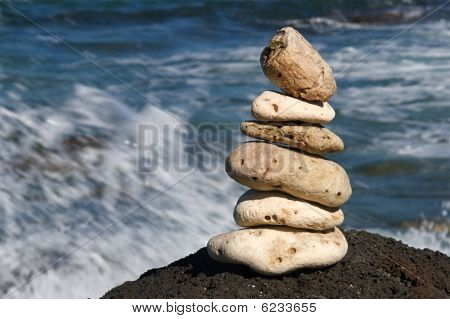 Zen Ruhe Felsen