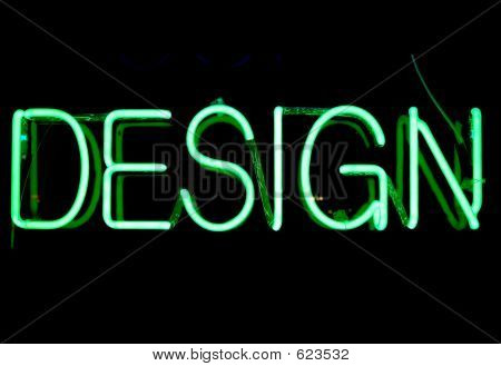 Design-Leuchtreklame