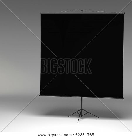 3D Blank Whiteboard