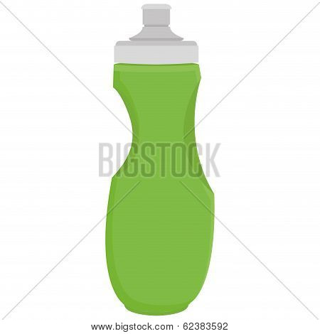 Vector Sport Bottle Illustration Isolated On White Background