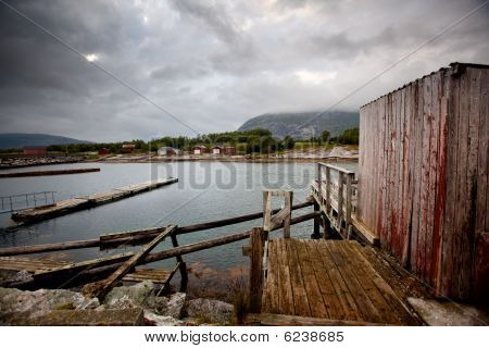 Villaggio di pescatori dettaglio