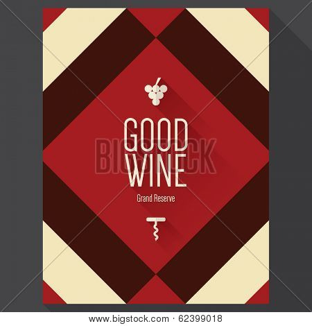 Wine label design