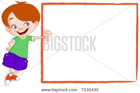 Enfant avec signe