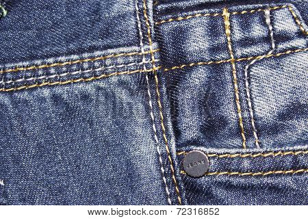 tecture Blue Jeans isolated on white background