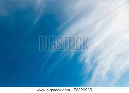 Cloud Ad Space Background