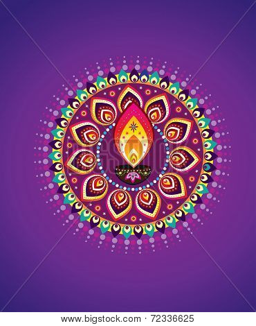 diwali candle light