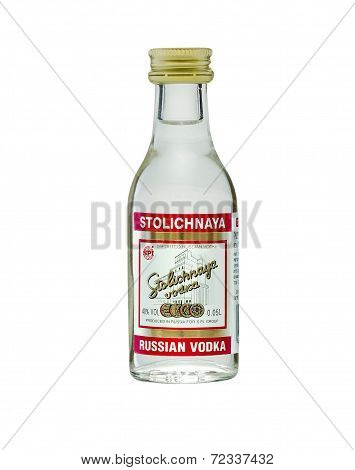 Miniature Bottle Of Vodka Stolichnaya (stoli)