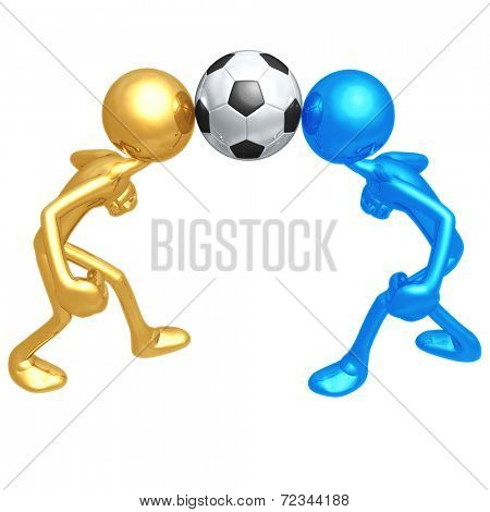 Soccer Football Dueling Header