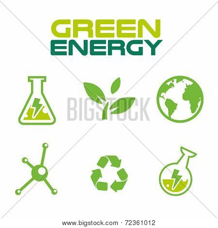 Think Green Safe The Earth Icon Set