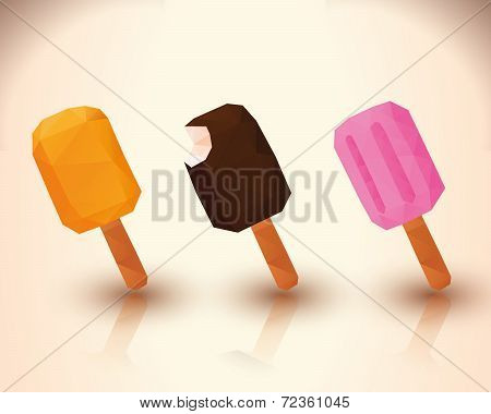 Dessert Set Triangular Style