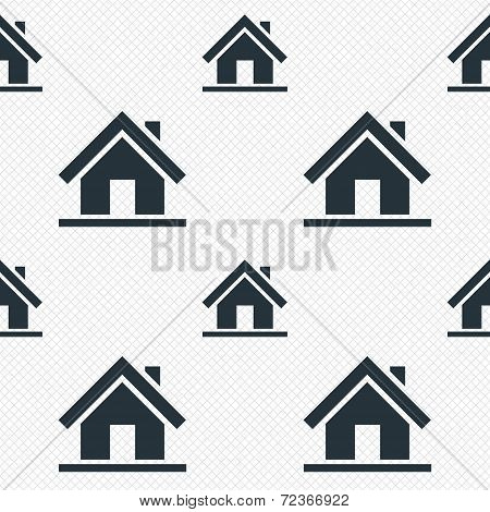 Home sign icon. Main page button. Navigation