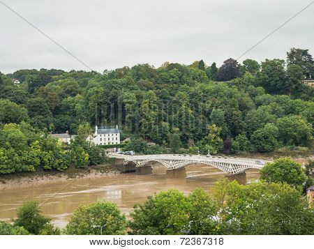The Bridge Crossing The River Wye