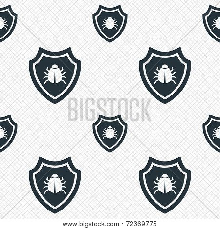 Shield sign icon. Virus protection symbol.
