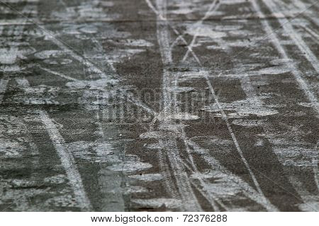 Track On Asphalt
