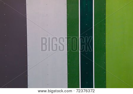 Green Multi Colored Wall
