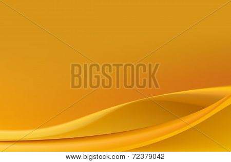 Gold Silk Background With Some Soft Folds
