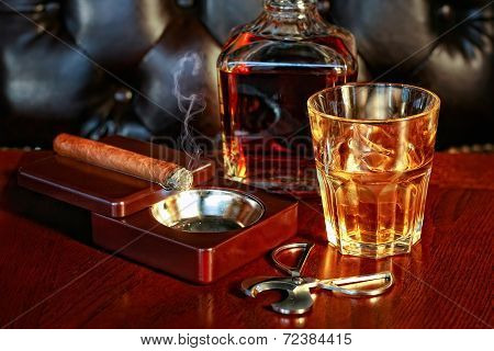Whiskey And Cigar