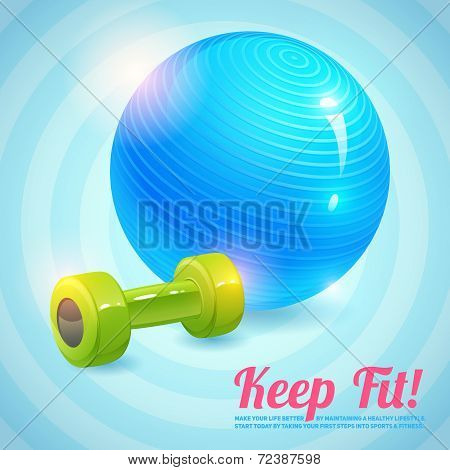 Healthy lifestyle background