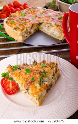 French Quiche Vegetarian