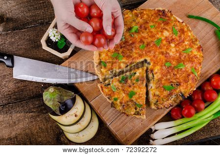 French Quiche Vegetarian