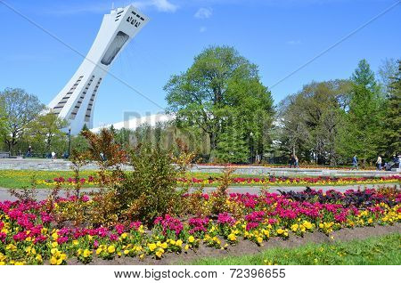 The Montreal Stadium and tower